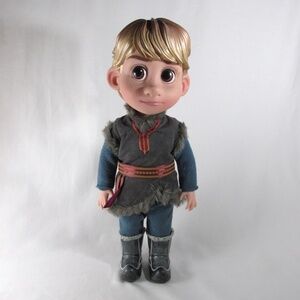 Disney Store Animator Doll Frozen Kristoff 16" Tall w Clothes & Boots